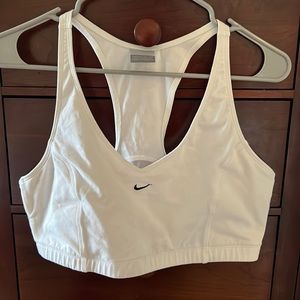 White Nike Sports Bra